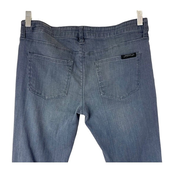 Stitch's Black Label Denim FOX Blue Gray Skinny Zipper Fly Cowgirl Jeans 29 33L - Picture 7 of 11